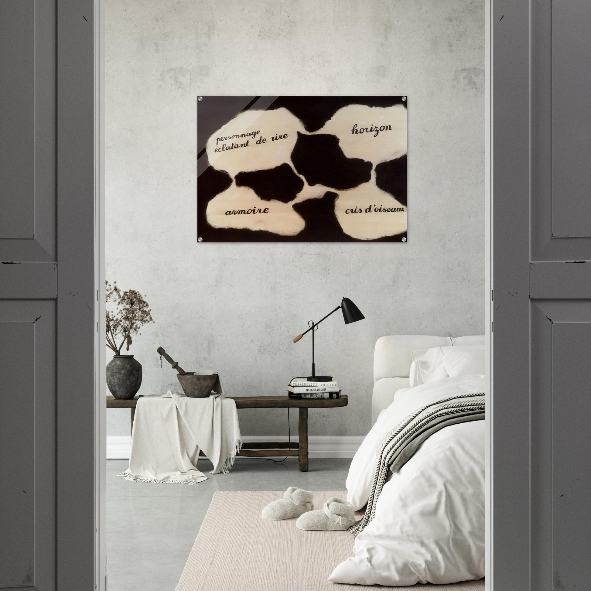 THE LIVING MIRROR 1929 - Rene Magritte Acrylic Print - 70x100 cm / 28x40″ inches | Rene Magritte Wall Art | Rene Magritte Prints