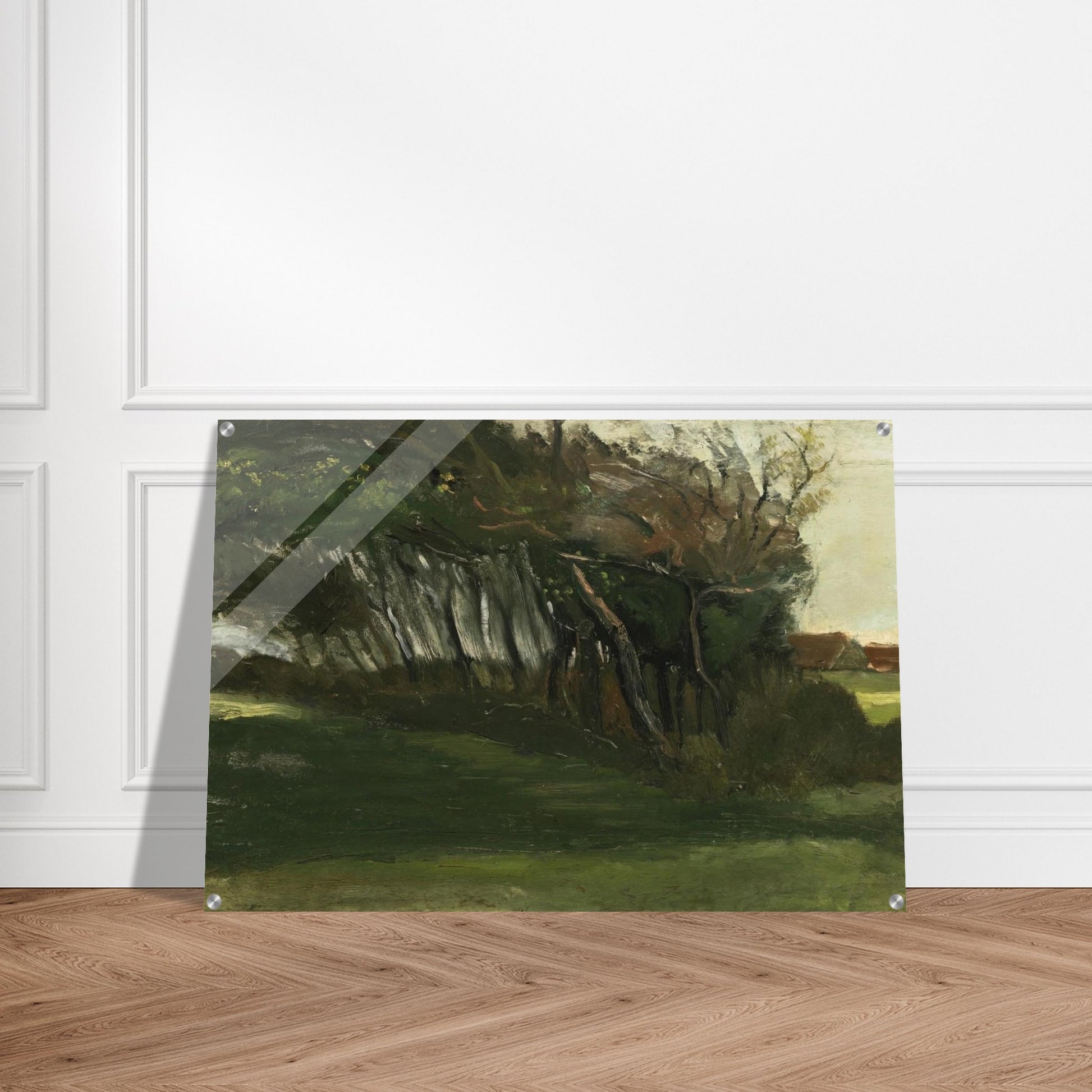Landscape with windswept trees - Vincent van Gogh Acrylic Print - 70x100 cm / 28x40″ inches | Vincent van Gogh Wall Art | Vincent van Gogh Prints