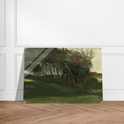 Landscape with windswept trees - Vincent van Gogh Acrylic Print - 70x100 cm / 28x40″ inches | Vincent van Gogh Wall Art | Vincent van Gogh Prints