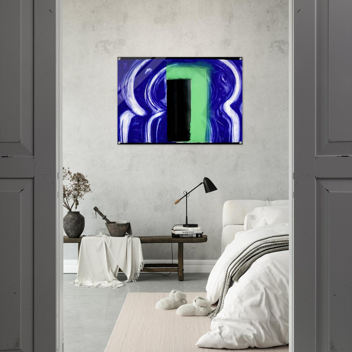 Moroccan Door - 1991 - Howard Hodgkin Acrylic Print - 70x100 cm / 28x40″ inches