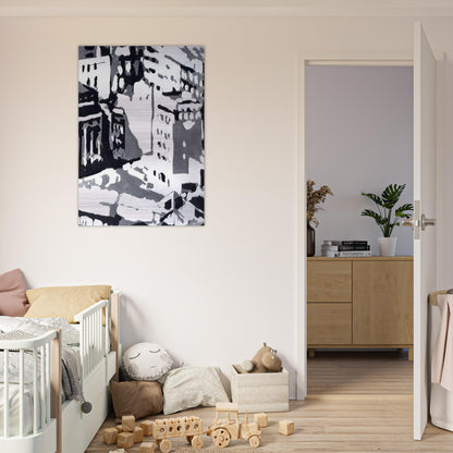 TOWNSCAPE 1969 1 - Gerhard Richter Brushed Aluminum Print - 70x100 cm / 28x40 inches | Gerhard Richter Aluminum Print | Gerhard Richter Prints