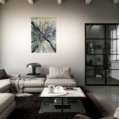 OMAGGIO A BETUDA FUTURISTA 1915 - Carlo Carra Brushed Aluminum Print - 70x100 cm / 28x40 inches | Carlo Carra Aluminum Print | Carlo Carra Prints