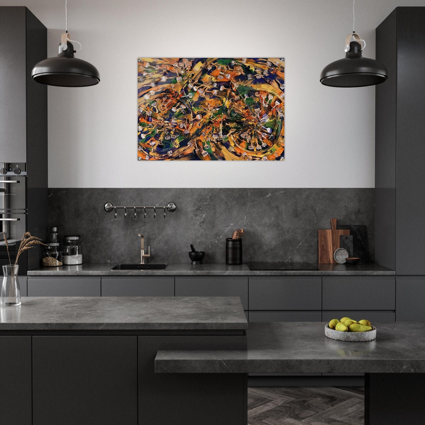 Wheels of Fortune - 1995 - Arman Acrylic Print - 70x100 cm / 28x40″ inches