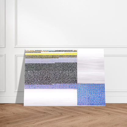 Original Fibonacci - 2001 - Jennifer Bartlett Brushed Aluminum Print - 70x100 cm / 28x40 inches | Jennifer Bartlett Aluminum Print | Jennifer Bartlett Prints