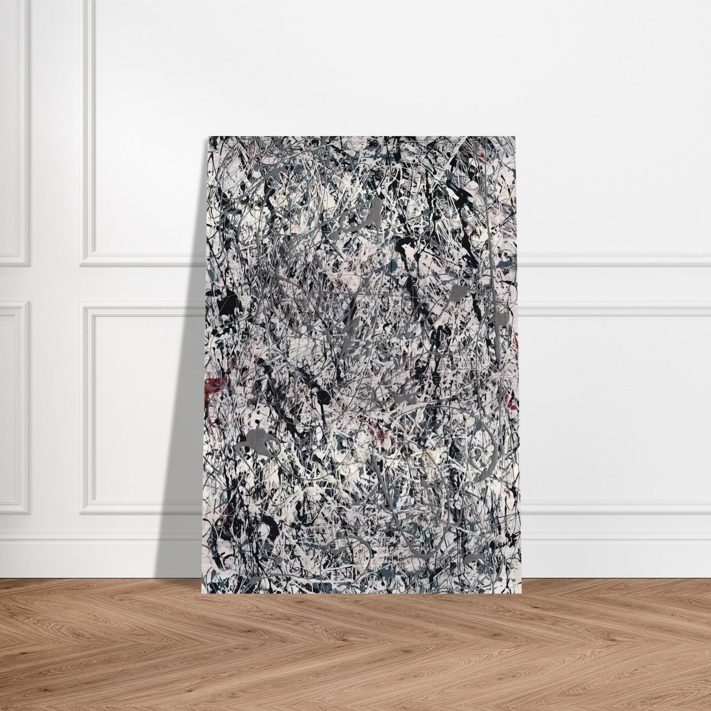 NUMBER 19 1948 - Jackson Pollock Brushed Aluminum Print - 70x100 cm / 28x40 inches | Jackson Pollock Aluminum Print | Jackson Pollock Prints