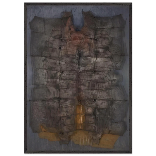 Espejo del Duende - 1963 - Manuel Rivera 70x100 cm / 28x40 inches Framed Art Print – Black Wooden Frame