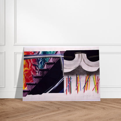 Off the Continental Divide - James Rosenquist Brushed Aluminum Print - 70x100 cm / 28x40 inches | James Rosenquist Aluminum Print | James Rosenquist Prints