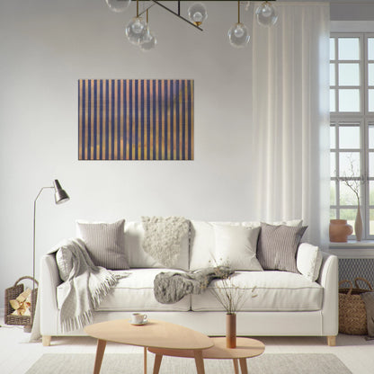 Untitled - 1959 - Gene Davis Brushed Aluminum Print - 70x100 cm / 28x40 inches | Gene Davis Aluminum Print | Gene Davis Prints