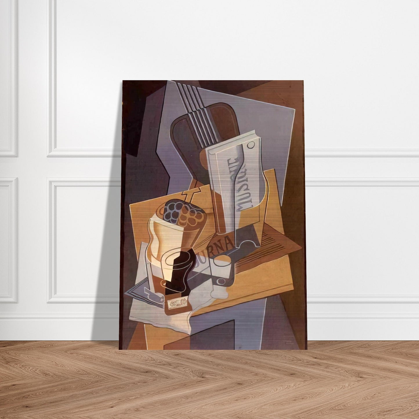 THE BOOK OF MUSIC 1922 - Juan Gris Brushed Aluminum Print - 70x100 cm / 28x40 inches | Juan Gris Aluminum Print | Juan Gris Prints