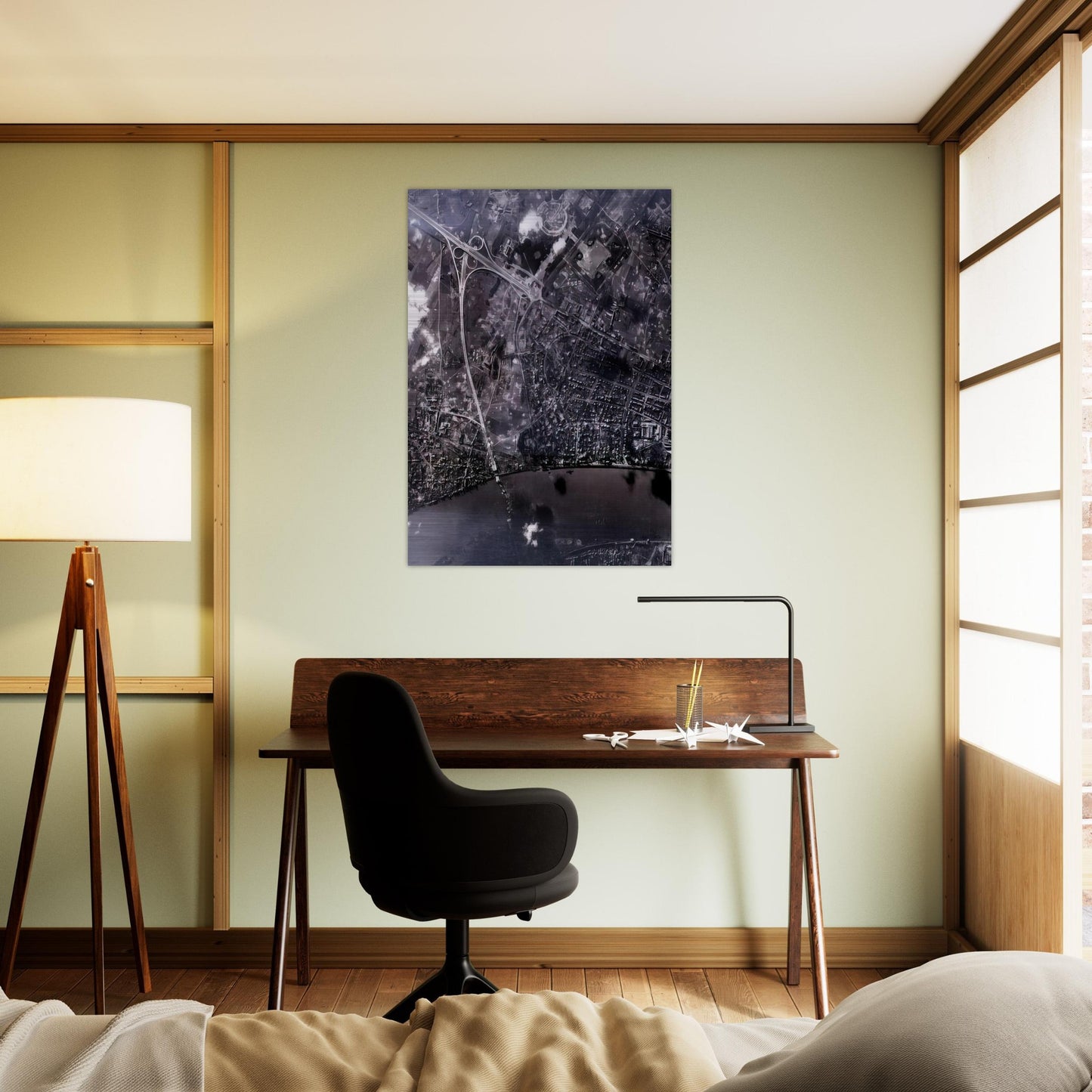 14 FEB 45 2002 - Gerhard Richter Brushed Aluminum Print - 70x100 cm / 28x40 inches | Gerhard Richter Aluminum Print | Gerhard Richter Prints
