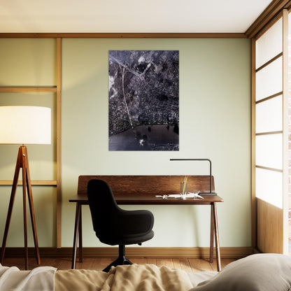 14 FEB 45 2002 - Gerhard Richter Brushed Aluminum Print - 70x100 cm / 28x40 inches | Gerhard Richter Aluminum Print | Gerhard Richter Prints