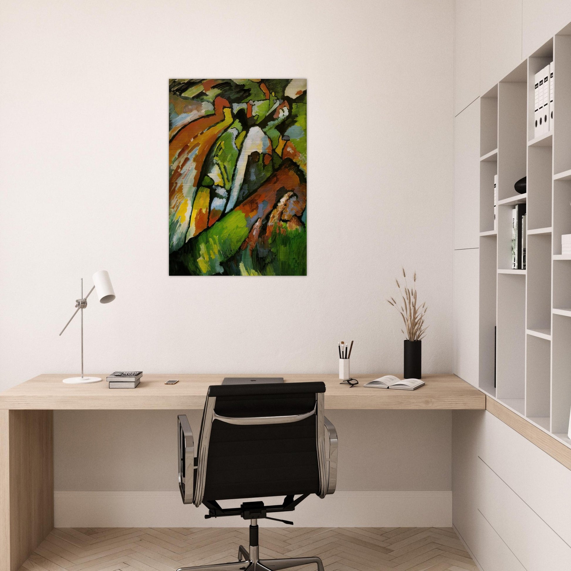 IMPROVISATION 7 1910 - Wassily Kandinsky Brushed Aluminum Print - 70x100 cm / 28x40 inches | Wassily Kandinsky Aluminum Print | Wassily Kandinsky Prints