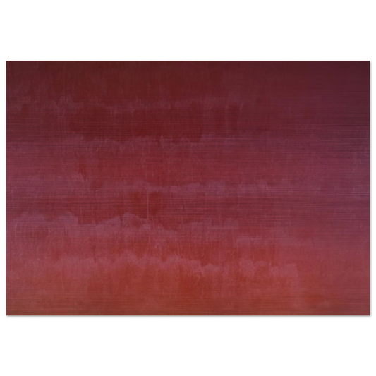 Venetian Red - Marcia Hafif Brushed Aluminum Print - 70x100 cm / 28x40 inches | Marcia Hafif Aluminum Print | Marcia Hafif Prints