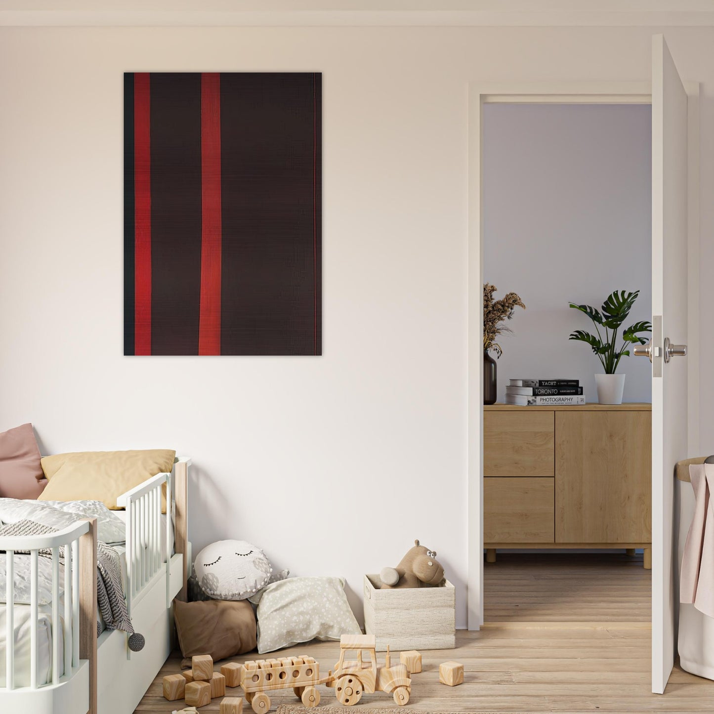 Adam - Barnett Newman Brushed Aluminum Print - 70x100 cm / 28x40 inches | Barnett Newman Aluminum Print | Barnett Newman Prints