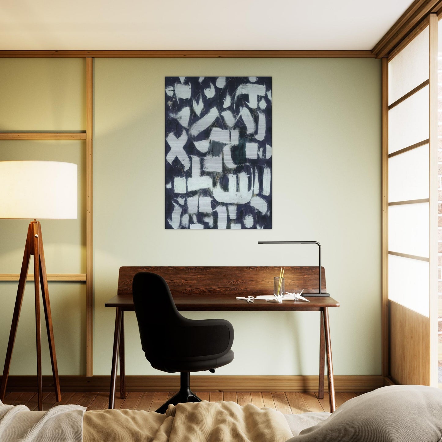 Number 14 - 1949 - Bradley Walker Tomlin Brushed Aluminum Print - 70x100 cm / 28x40 inches | Bradley Walker Tomlin Aluminum Print | Bradley Walker Tomlin Prints