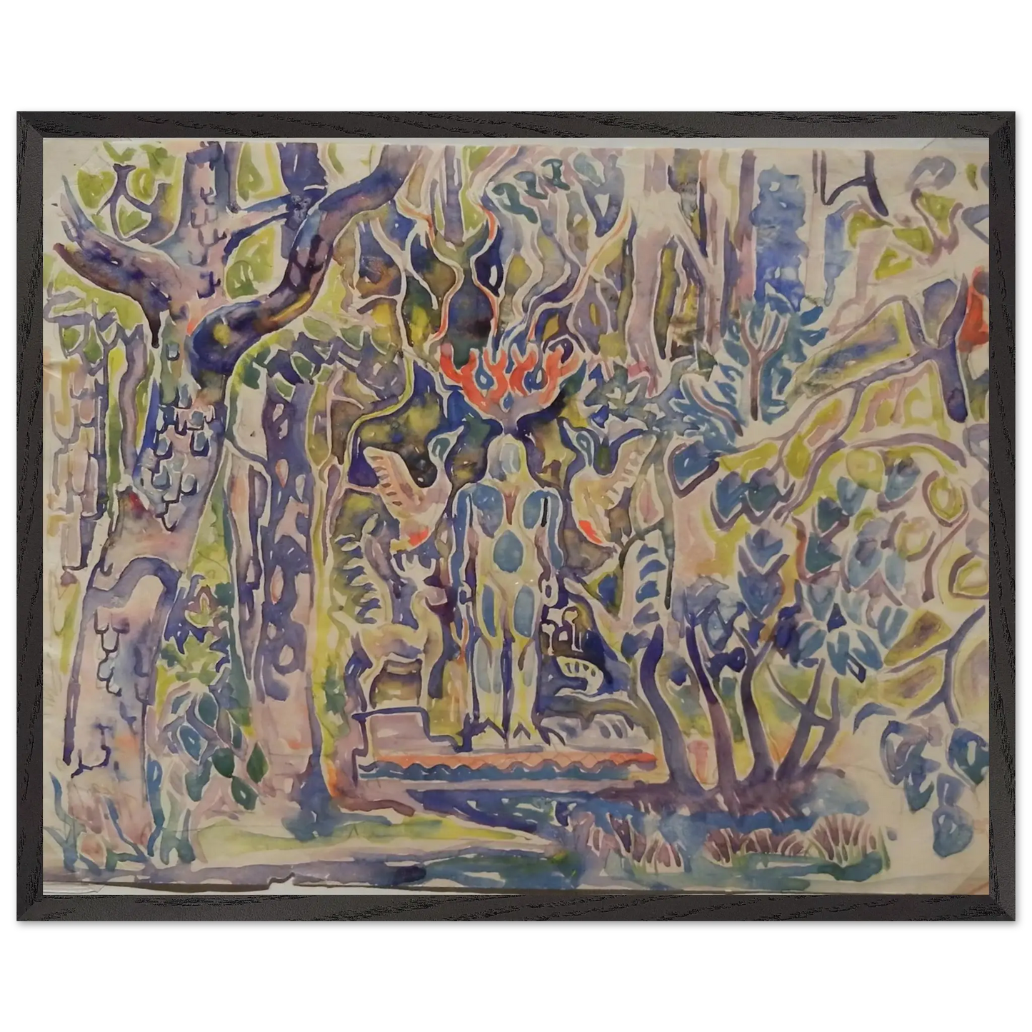 Walter Inglis Anderson - Walter Anderson Wall art - 40x50 cm / 16x20 Inches - Premium Wooden Framed Poster With Fine Art Paper - Wood frame