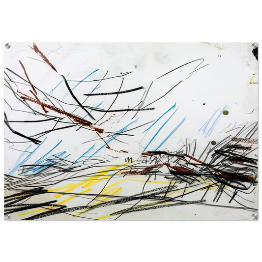 WORKING DRAWING FOR PRIMROSE HILL 1 - Frank Auerbach Acrylic Print - 70x100 cm / 28x40″ inches