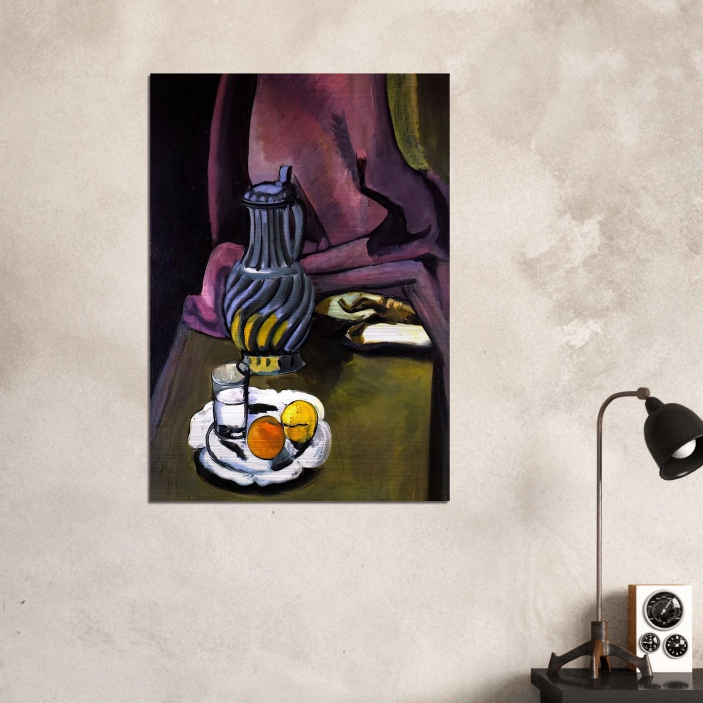 THE PEWTER JUG 1917 - Henri Matisse Brushed Aluminum Print - 70x100 cm / 28x40 inches | Henri Matisse Aluminum Print | Henri Matisse Prints