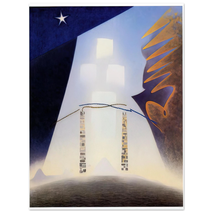 Agnes Lawrence Pelton - Future - 1943  75x100 cm / 30x40inches Fine Art Poster