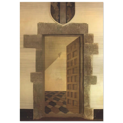 OVERTURE IN TROMPE L OEIL - Salvador Dali Brushed Aluminum Print - 70x100 cm / 28x40 inches | Salvador Dali Aluminum Print | Salvador Dali Prints