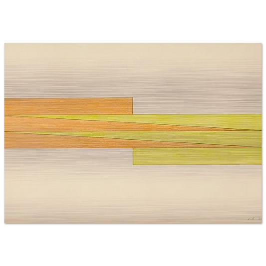 Untitled - 1965 - Larry Zox Brushed Aluminum Print - 70x100 cm / 28x40 inches | Larry Zox Aluminum Print | Larry Zox Prints