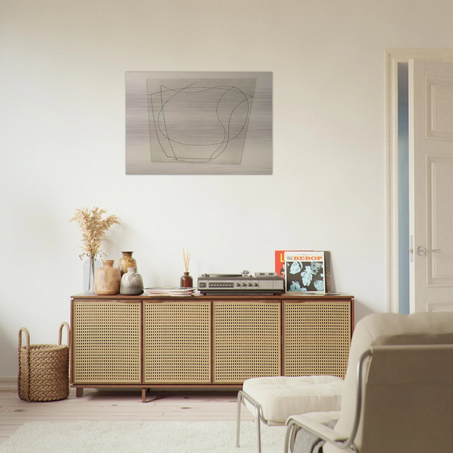 Rafael - 1967 - Ben Nicholson Brushed Aluminum Print - 70x100 cm / 28x40 inches | Ben Nicholson Aluminum Print | Ben Nicholson Prints