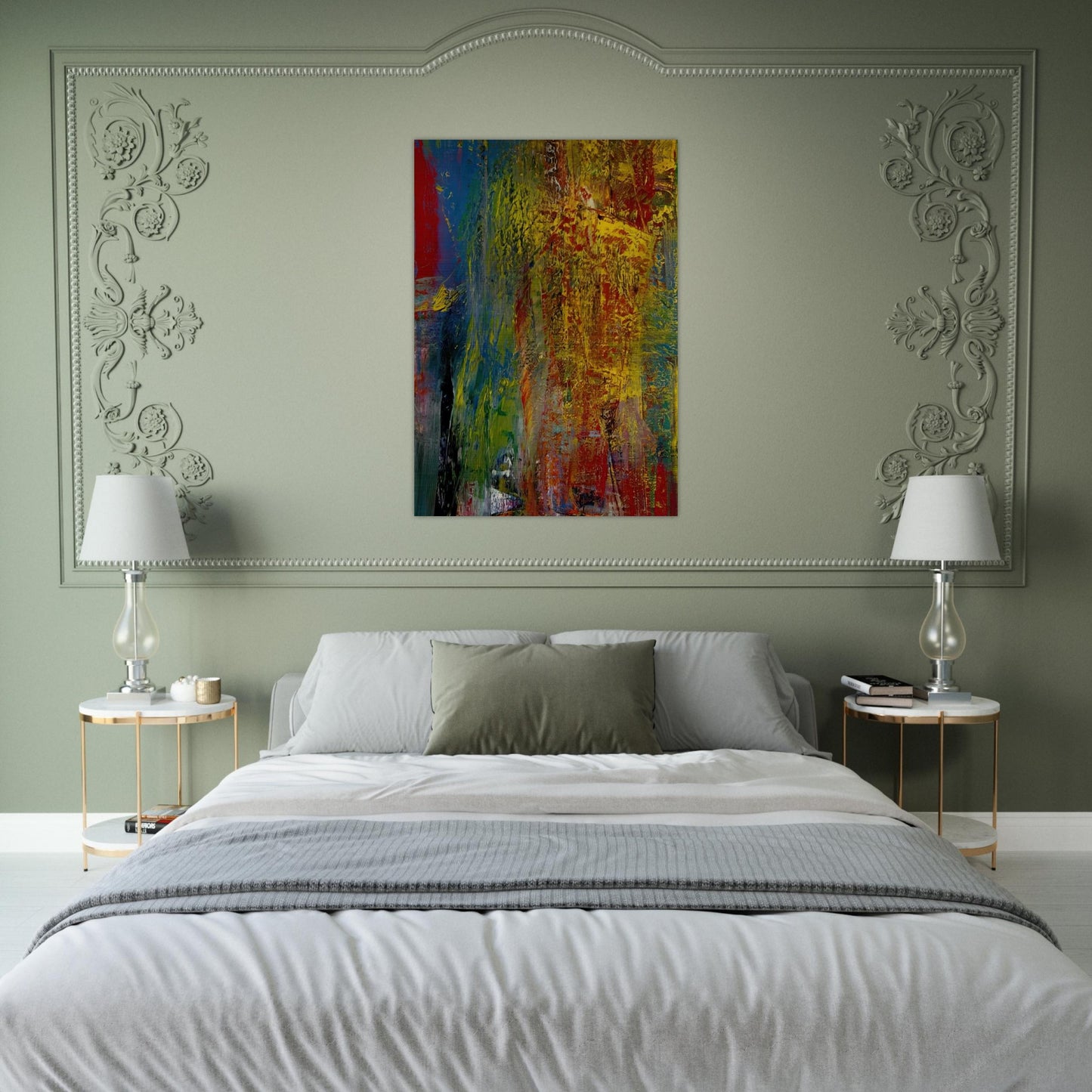 COURBET - Gerhard Richter Brushed Aluminum Print - 70x100 cm / 28x40 inches | Gerhard Richter Aluminum Print | Gerhard Richter Prints