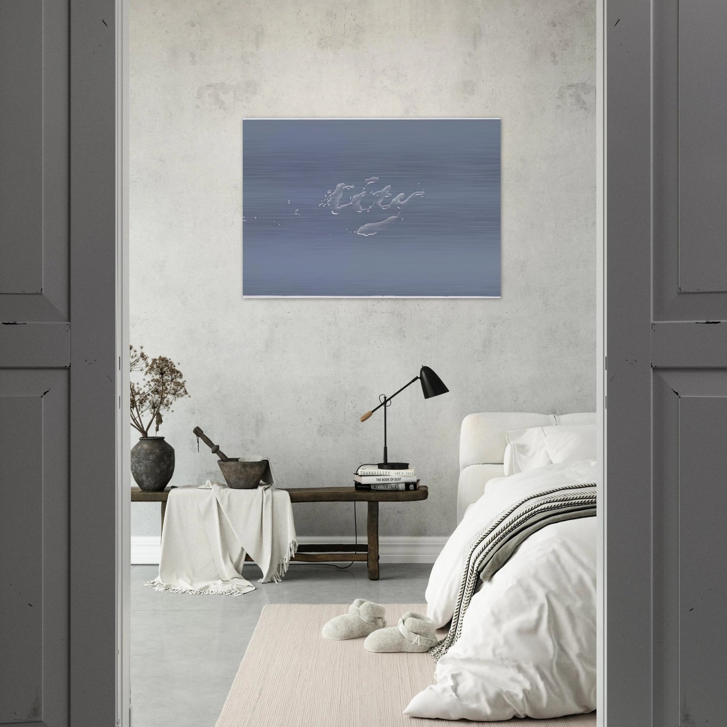 CITY 1969 - Edward Ruscha Brushed Aluminum Print - 70x100 cm / 28x40 inches | Edward Ruscha Aluminum Print | Edward Ruscha Prints