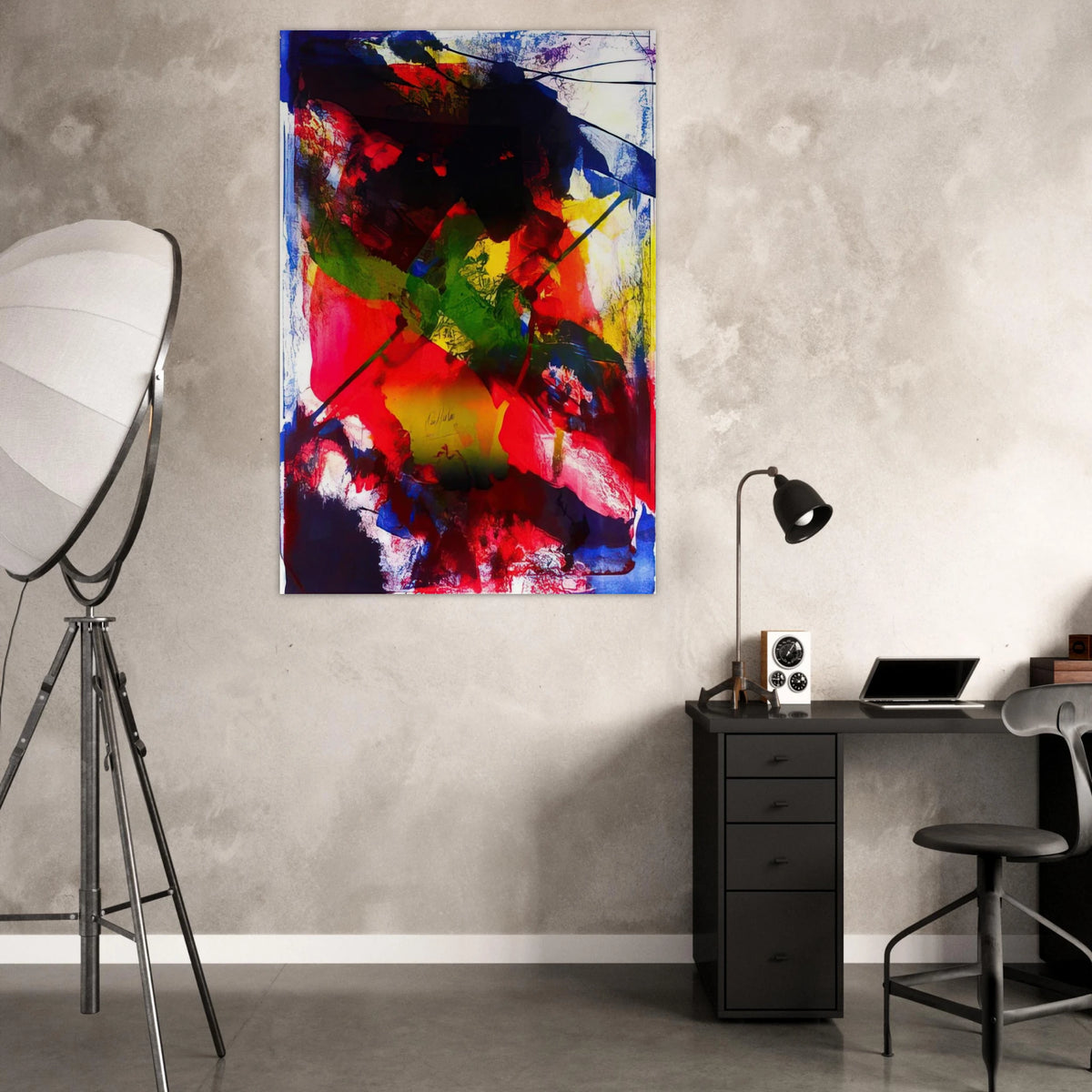 Amadeus - Abstract Expressionism, Lyrical Abstraction - Paul Jenkins Art Prints - 100x150 cm / 40x60″ inches | Paul Jenkins Poster | Paul Jenkins Prints