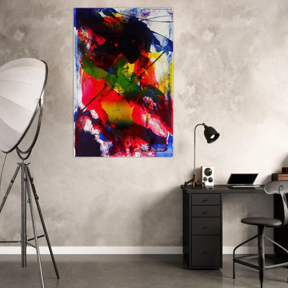Amadeus - Abstract Expressionism, Lyrical Abstraction - Paul Jenkins Art Prints - 100x150 cm / 40x60″ inches | Paul Jenkins Poster | Paul Jenkins Prints