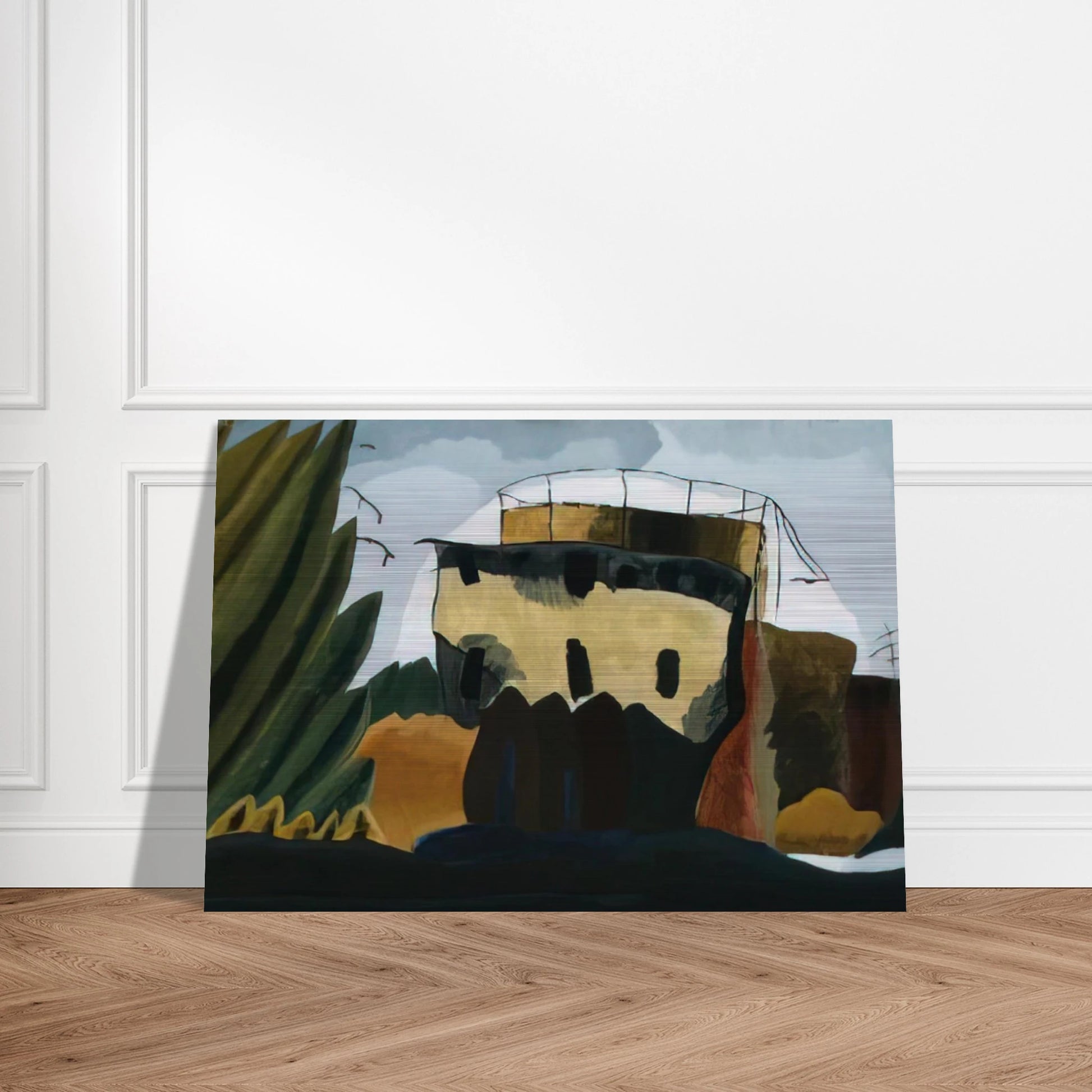 Tanks - 1938 - Arthur Dove Brushed Aluminum Print - 70x100 cm / 28x40 inches | Arthur Dove Aluminum Print | Arthur Dove Prints