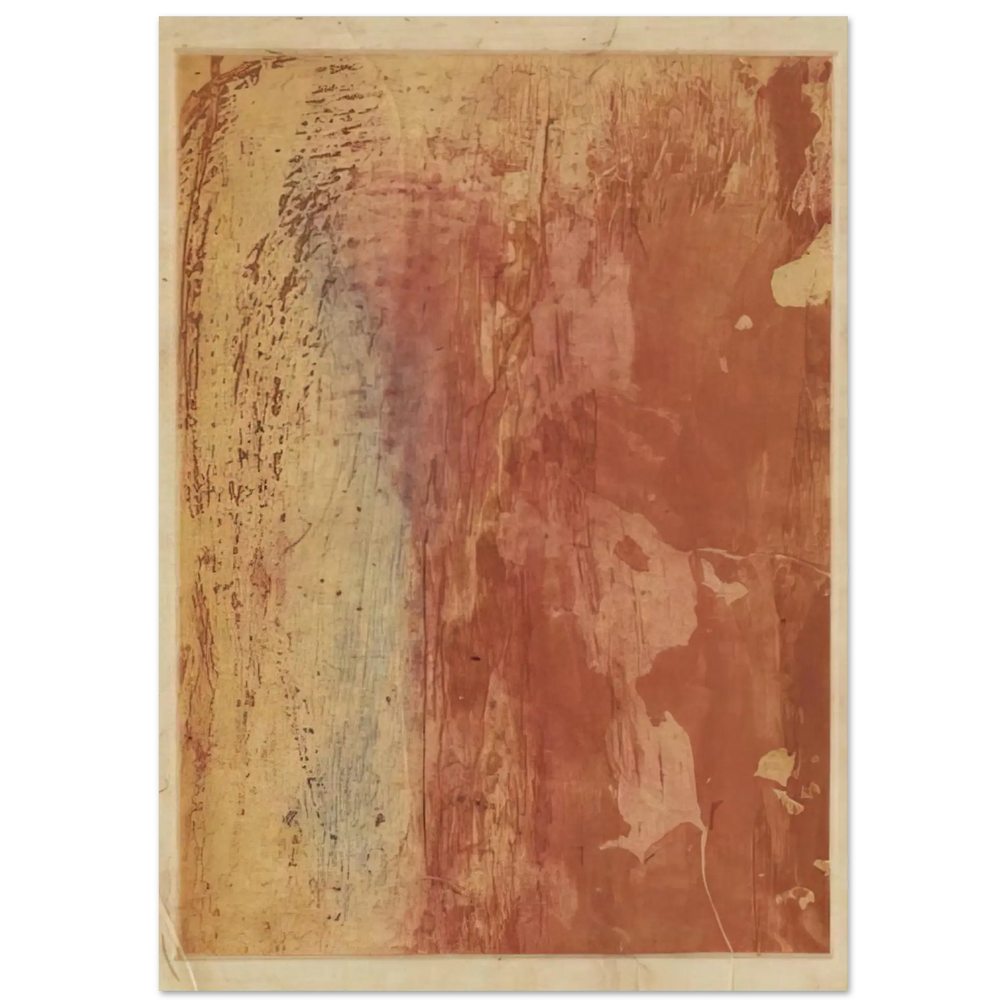 Helen Frankenthaler - Ganymede - 1978 Wall art - 60x80 cm / 24x32 Inches - Premium Wooden Framed Poster With Fine Art Paper - Wood frame