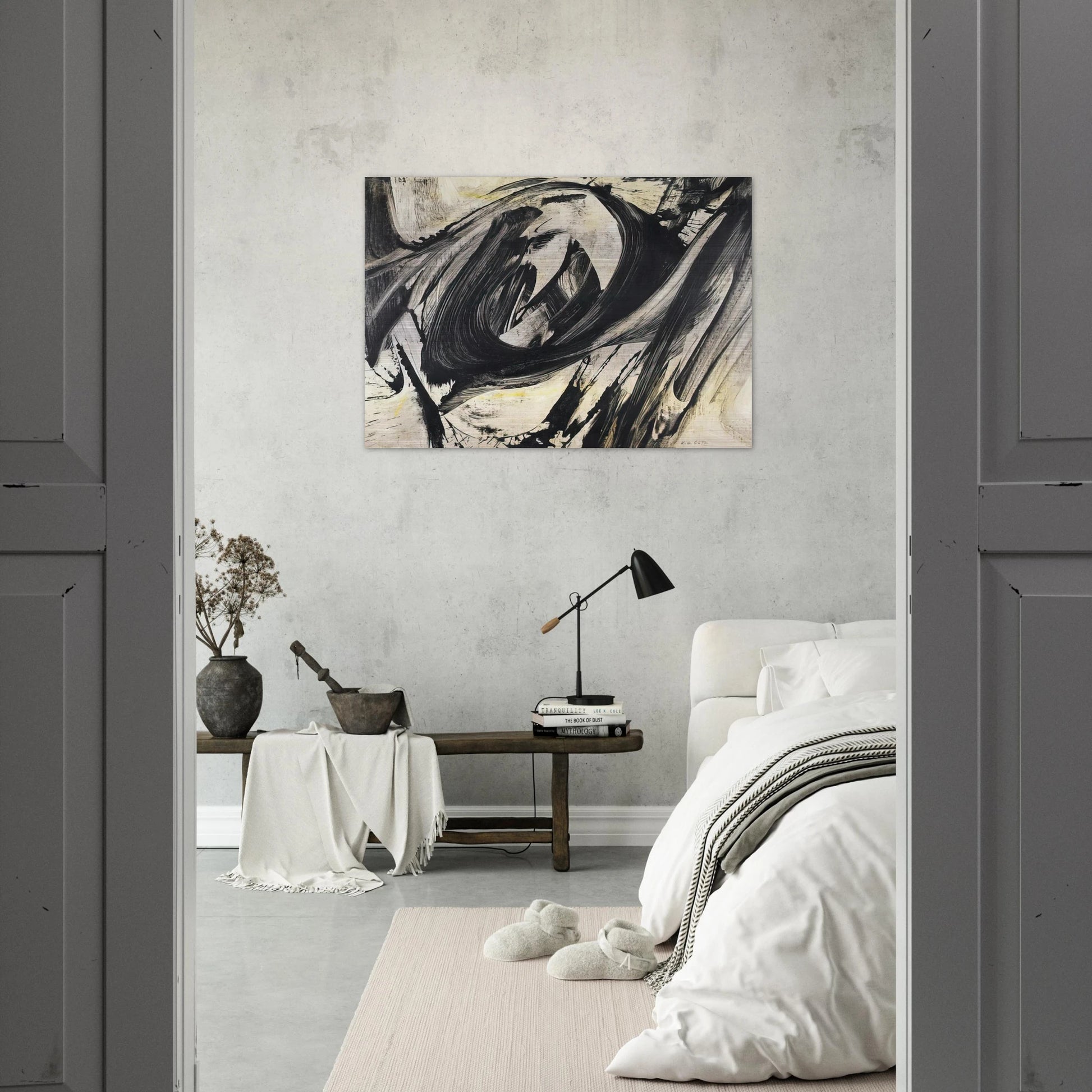 Karant 5.7.1957 - Karl Otto Gotz Brushed Aluminum Print - 70x100 cm / 28x40 inches | Karl Otto Gotz Aluminum Print | Karl Otto Gotz Prints