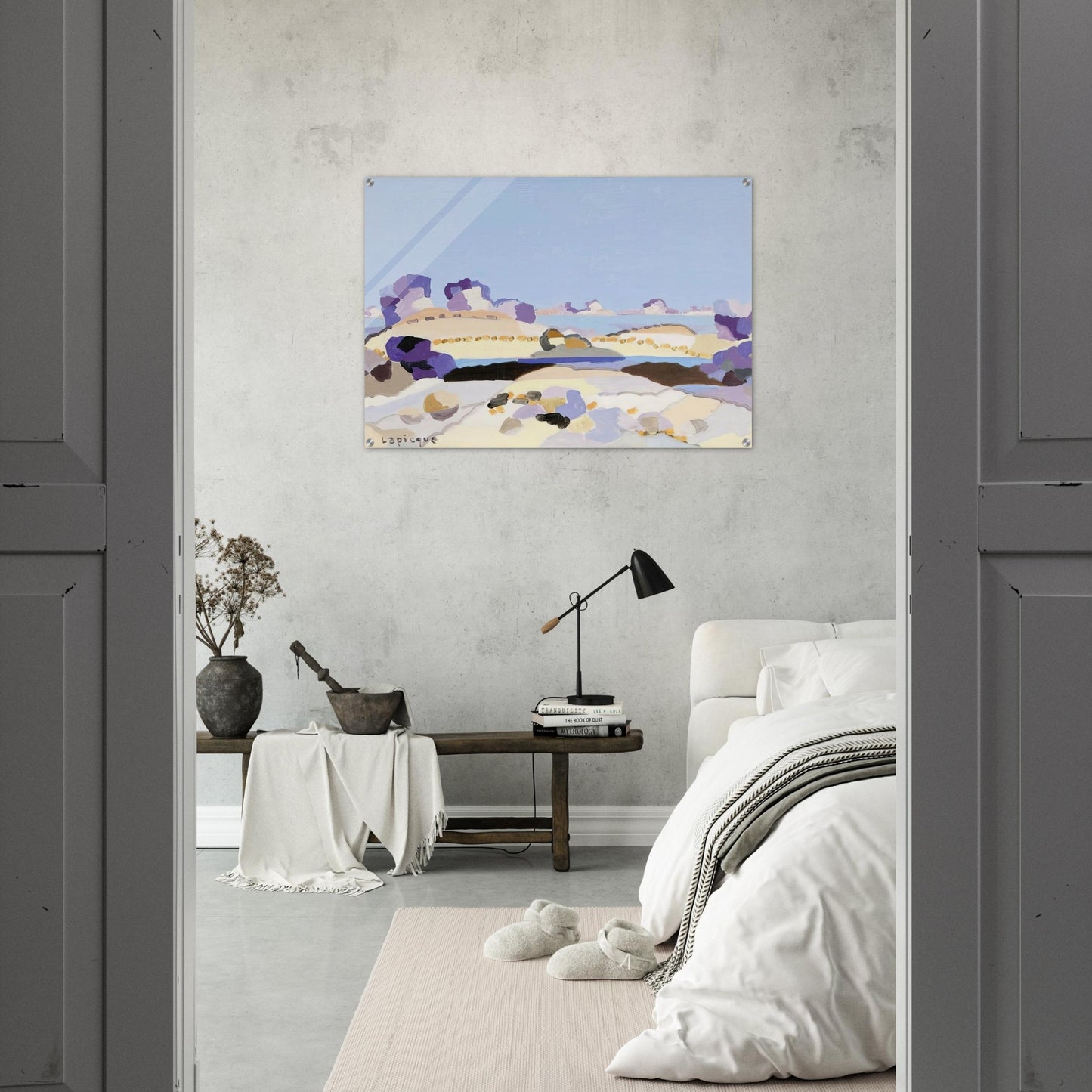Lagune bretonne - 1959 - Charles Lapicque Acrylic Print - 70x100 cm / 28x40″ inches