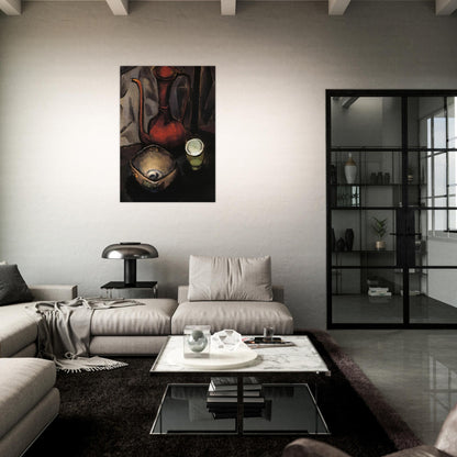 STILL LIFE WITH RED TEA KETTLE - Man Ray Brushed Aluminum Print - 70x100 cm / 28x40 inches | Man Ray Aluminum Print | Man Ray Prints