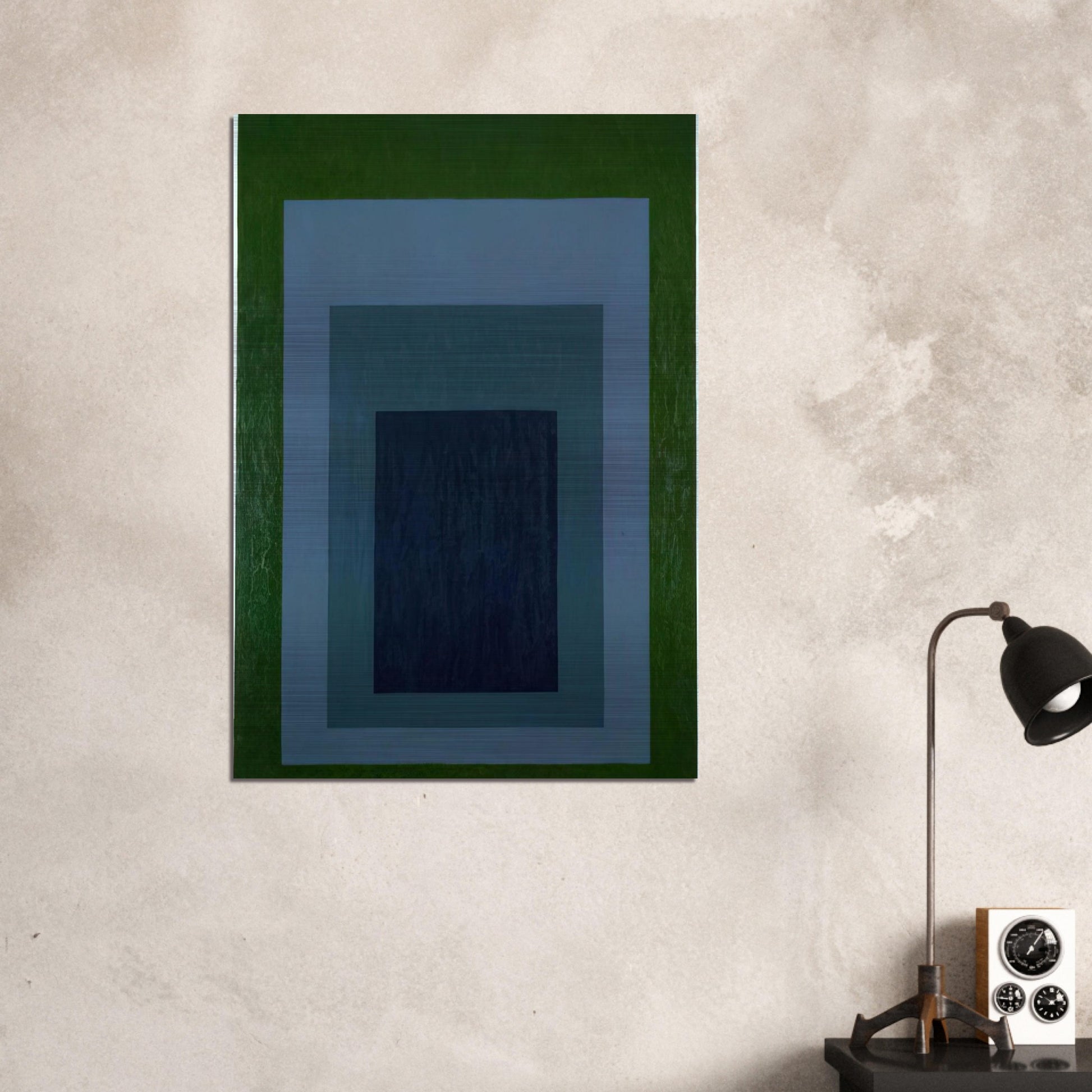 HOMAGE TO THE SQUARE 1966 - Josef Albers Brushed Aluminum Print - 70x100 cm / 28x40 inches | Josef Albers Aluminum Print | Josef Albers Prints