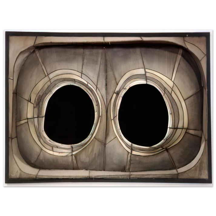 Lee Bontecou - UNTITLED 1960  75x100 cm / 30x40inches Fine Art Poster