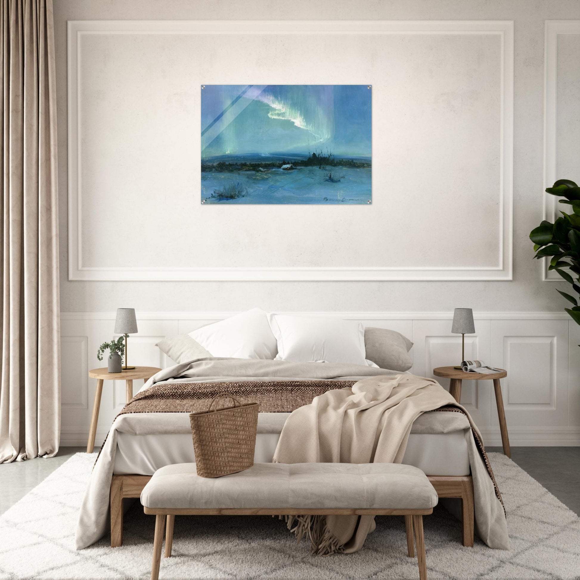 Northern Lights - Romanticism - Sydney Laurence Acrylic Print - 70x100 cm / 28x40″ inches