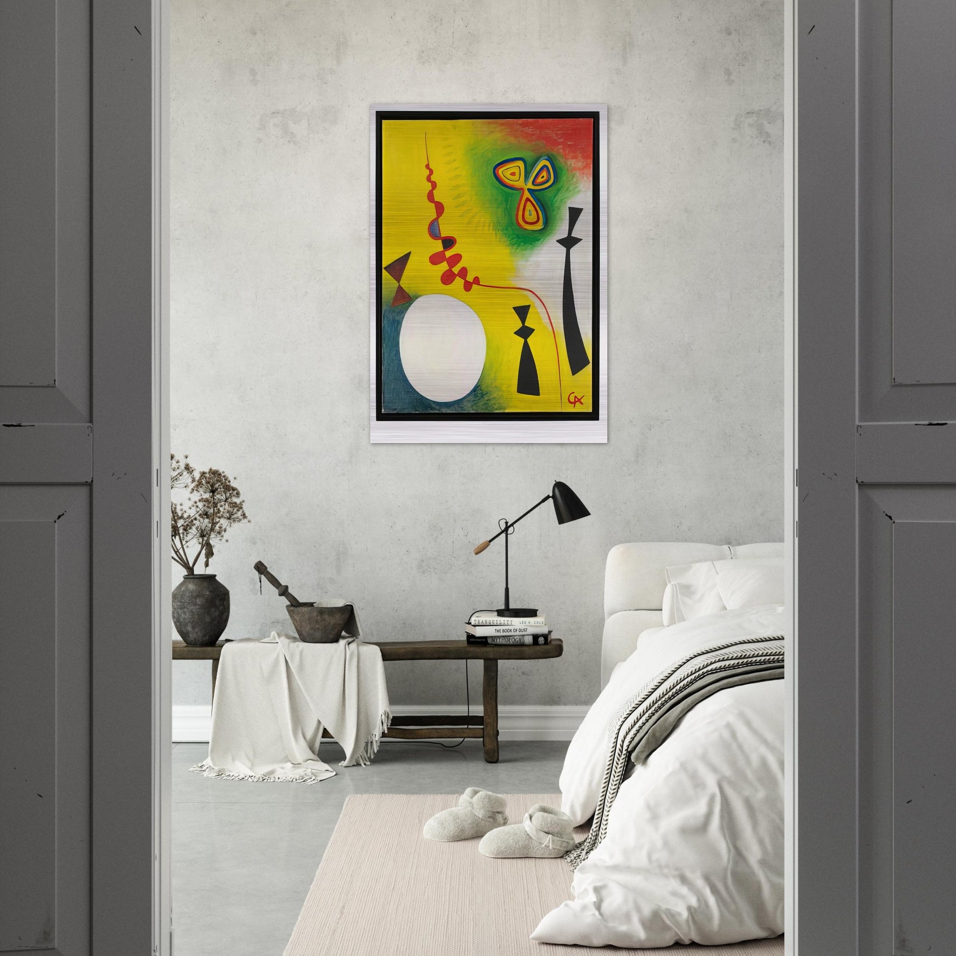 FETISHES 1944 - Alexander Calder Brushed Aluminum Print - 70x100 cm / 28x40 inches | Alexander Calder Aluminum Print | Alexander Calder Prints