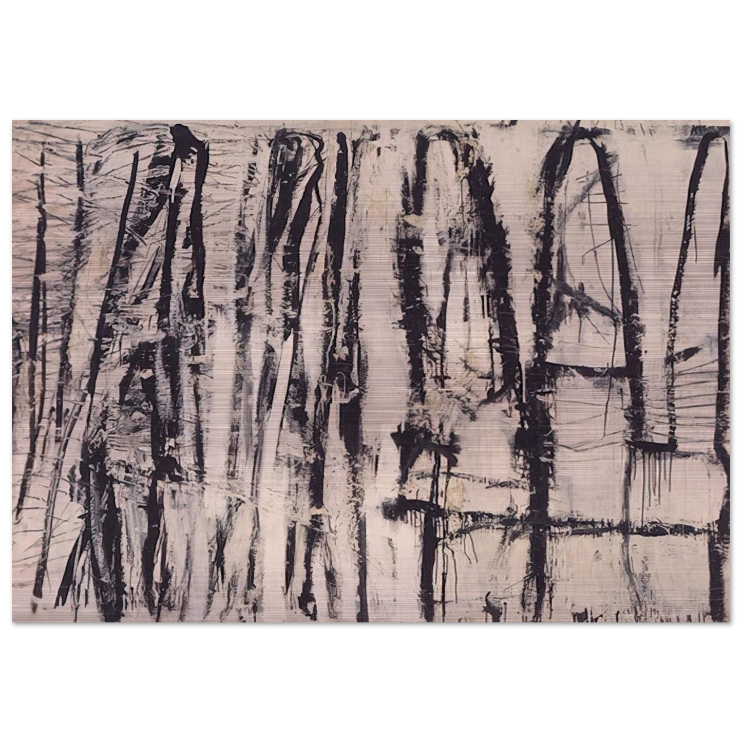Quarzeat - Cy Twombly Brushed Aluminum Print - 70x100 cm / 28x40 inches | Cy Twombly Aluminum Print | Cy Twombly Prints