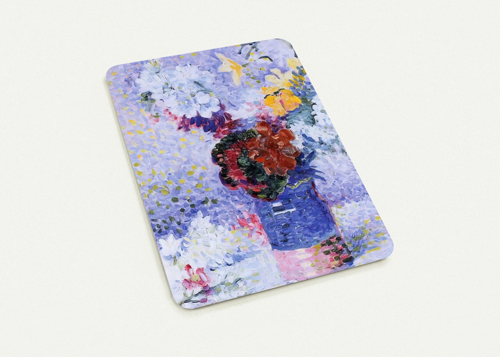 Flowers in a Glass By Henri-Edmond Cross Pack of 10 Post Cards | Henri-Edmond Cross Post Cards | A6 (10.5 x 14.8 cm) - 4.1 x 5.8 inches
