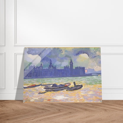 THE PALACE OF WESTMINSTER 1907 0 - Andre Derain Acrylic Print - 70x100 cm / 28x40″ inches | Andre Derain Wall Art | Andre Derain Prints