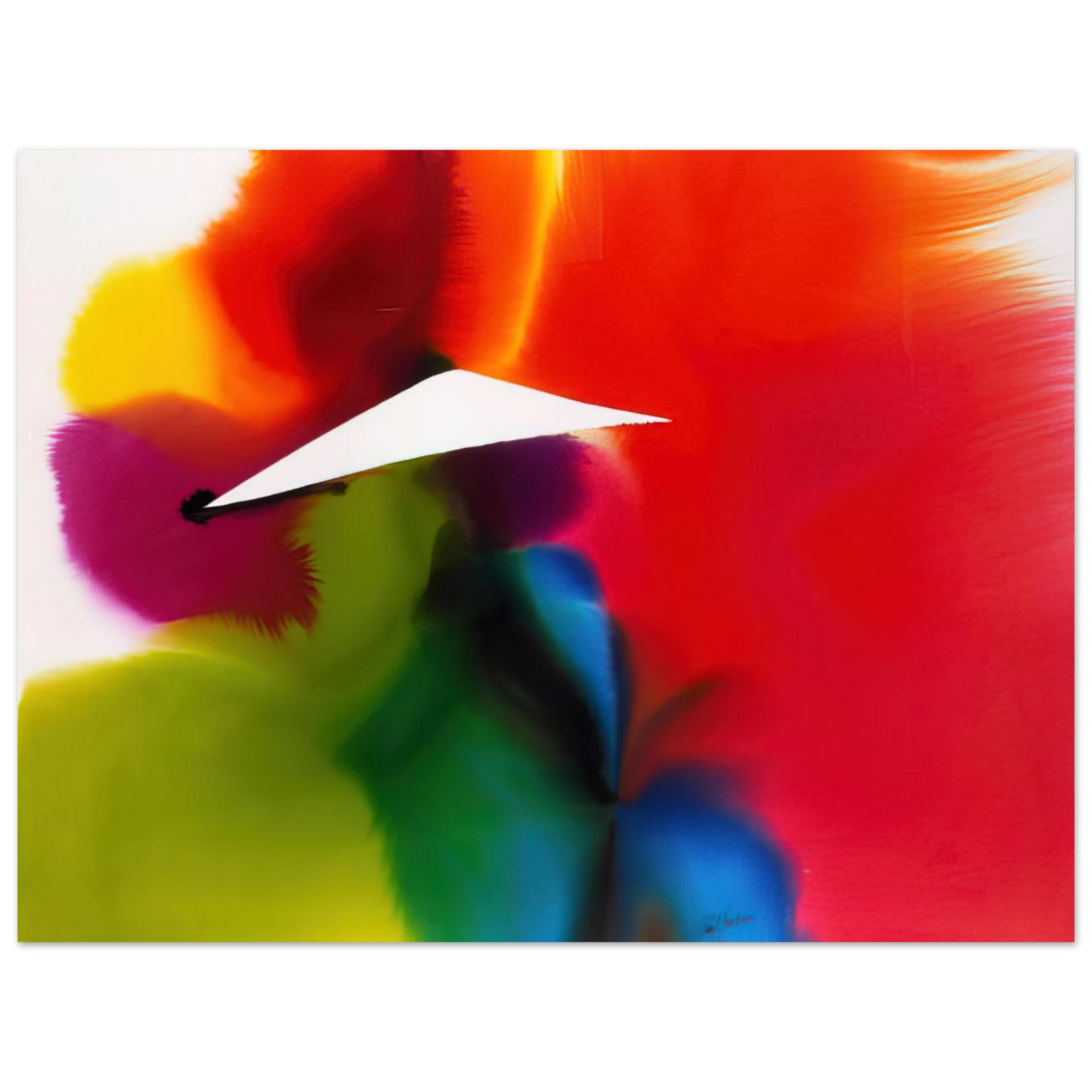 Paul Jenkins - Phenomena French West Indies - Color Field Painting, Lyrical Abstraction  75x100 cm / 30x40inches Fine Art Poster