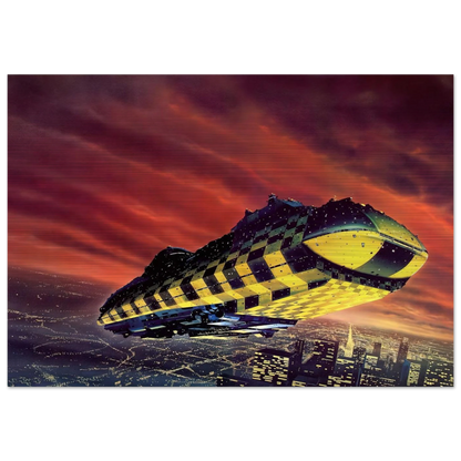 Chris Foss - Chris Foss Brushed Aluminum Print - 70x100 cm / 28x40 inches | Chris Foss Aluminum Print | Chris Foss Prints