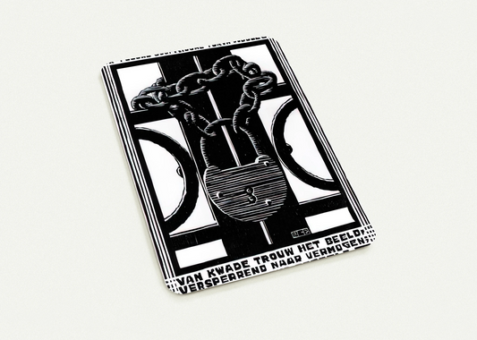 PADLOCK By MC Escher Pack of 10 Post Cards | MC Escher Post Cards | A6 (10.5 x 14.8 cm) - 4.1 x 5.8 inches