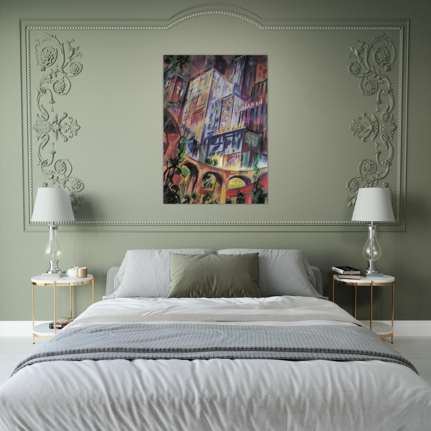 Untitled - Expressionism - Konrad Zuse Brushed Aluminum Print - 70x100 cm / 28x40 inches | Konrad Zuse Aluminum Print | Konrad Zuse Prints