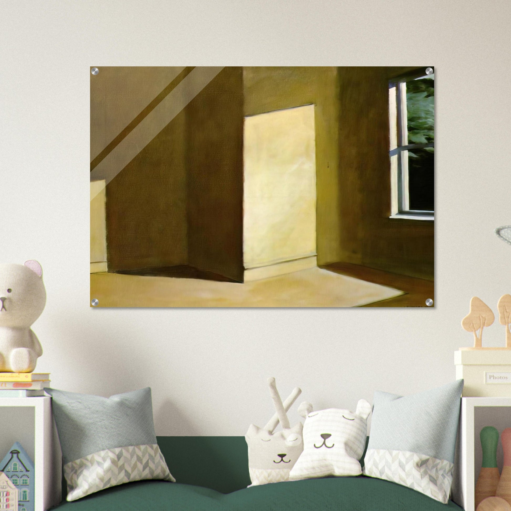 Sun in an Empty Room - Edward Hopper Acrylic Print - 70x100 cm / 28x40″ inches