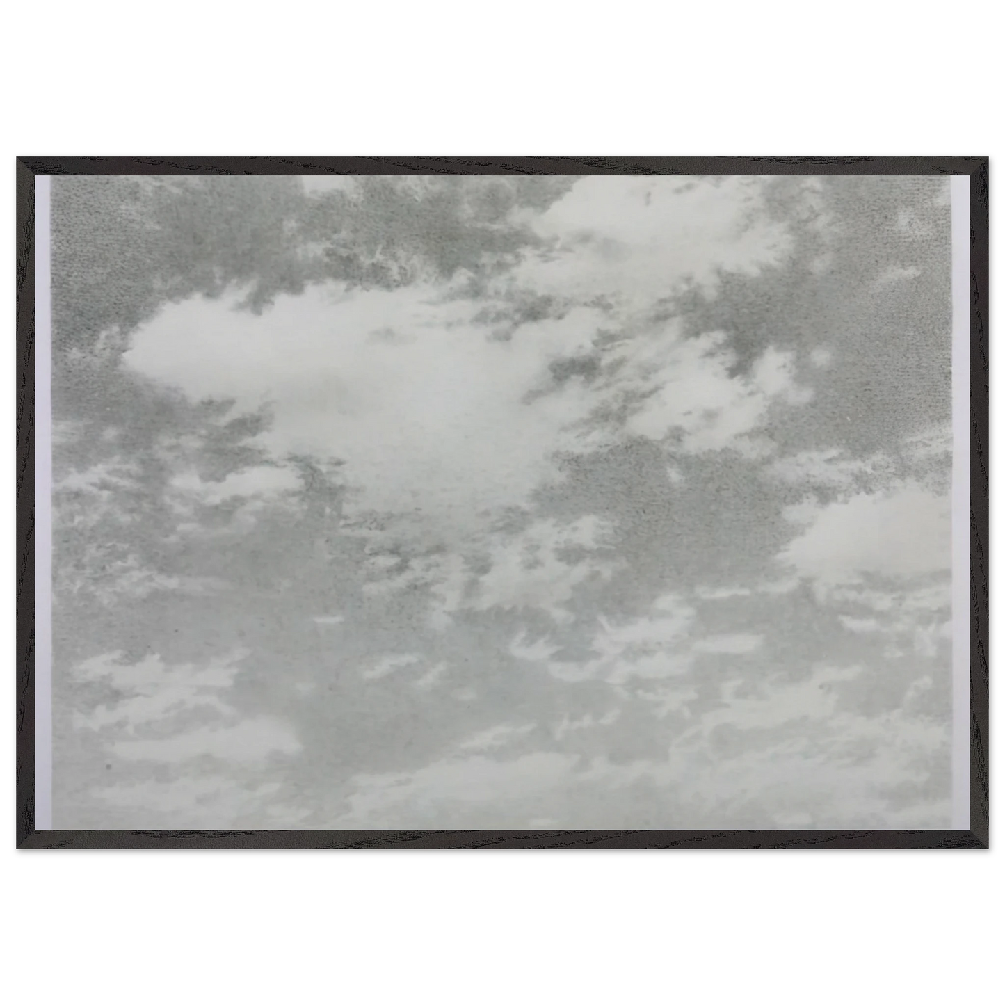 SKY 1975 - Vija Celmins 70x100 cm / 28x40 inches Framed Art Print – Black Wooden Frame