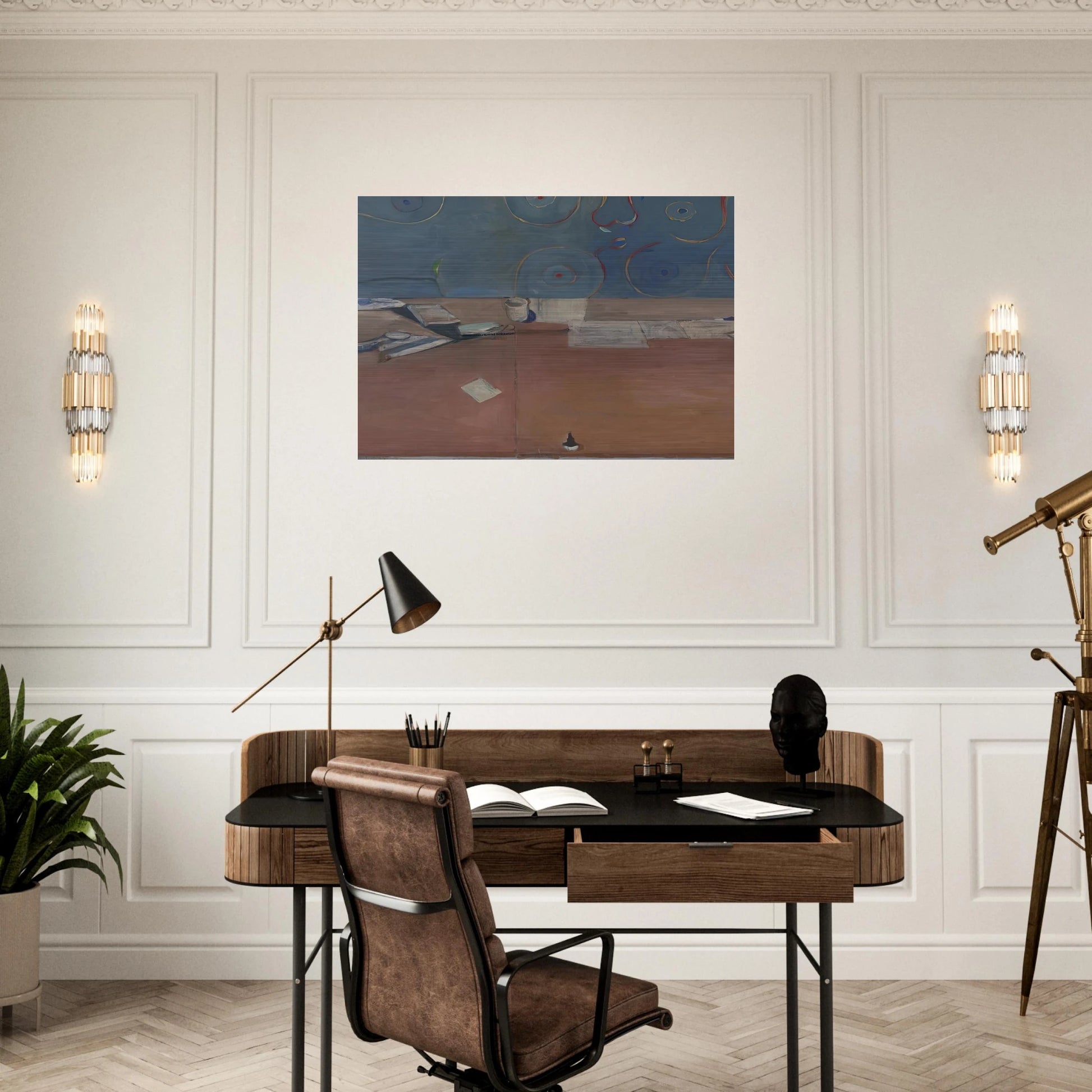 Large Still Life - Richard Diebenkorn Brushed Aluminum Print - 70x100 cm / 28x40 inches | Richard Diebenkorn Aluminum Print | Richard Diebenkorn Prints