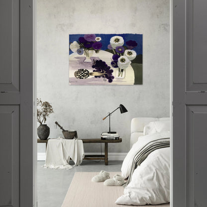 Blue - 2006 - Mary Fedden Brushed Aluminum Print - 70x100 cm / 28x40 inches | Mary Fedden Aluminum Print | Mary Fedden Prints